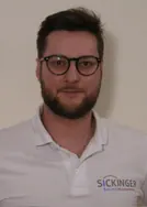 Porträt Fabian Sickinger, Geschäftsführer von Sickinger Bad und Heizsysteme in Hechingen